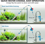 fishkeeper 25FT/50FT Aquarium Gravel Vacuum Water Changer - Image 2