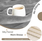 gogobunny Dog Blanket, Waterproof Reversible Sherpa Fleece Throw Blanket - Image 5