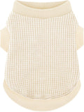 Cozy and Functional Dog Shirts for Small Puppies: Stretchable Beige Attire by Paiaite