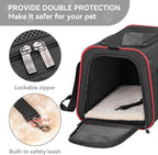 Petsfit Expandable Cat Carrier Dog Carriers, Airline Approved Soft-Sided - Image 5