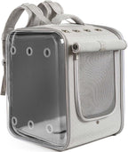 Cat Backpack Carrier Large Pet Backpack Carrier, 17lbs Load-Bearing Ventilated by Petseek