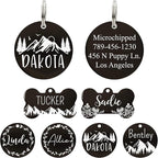 Ultra Joys Stainless Steel Pet ID Tag Dog Name Tags Personalized Front & Back by UltraJoys