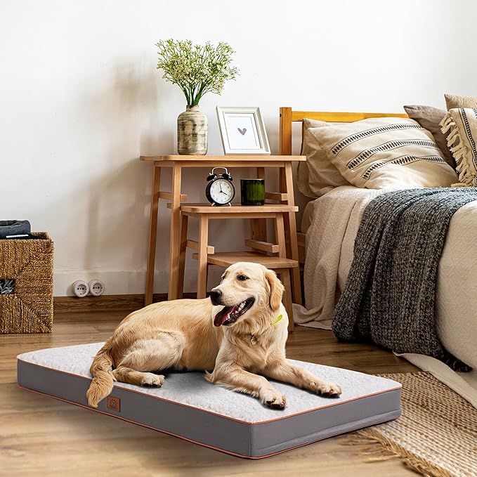 Sunheir Orthopedic Dog Beds for Small Dogs, Waterproof Puppy Bed by SUNHEIR