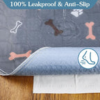 Washable Pee Pads for Dogs, Fast Absorbent Dog Pee Pads for Crate Pet Training - Image 2