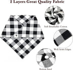 Plaid Bandana Triangle Scarf by Brand - Image 4