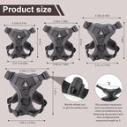 Wanheart cat Chest Harness and Leash, Anti-Escape Adjustable Soft mesh cat - Image 2