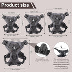 Wanheart cat Chest Harness and Leash, Anti-Escape Adjustable Soft mesh cat - Image 2