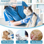 Recovery Suit for Cats After Surgery Soft Breathable Pet Bodysuit E-Collar & - Image 7