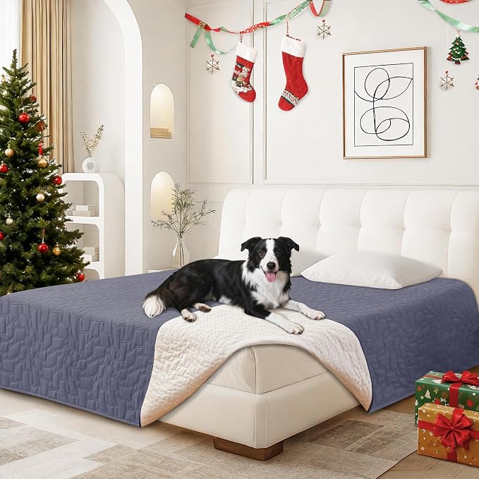 Waterproof Dog Blanket, Non-Slip Soft Pet Bed Cover, Couch Cover by CYCMACOHOME