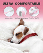 Dynmeow Soft and Breathable Cotton Dog Collar, Durable Adjustable Pet Collar - Image 4