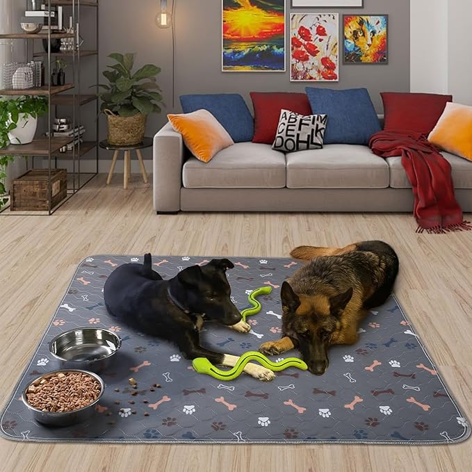 Washable Pee Pads for Dogs, 2 Pack 41"x41" Reusable Puppy Pads, Waterproof Pet - Image 6