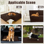 Smiry Waterproof Dog Bed Cover Blanket 68x82, Soft Reversible Pet Blanket - Image 5