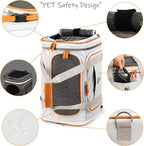 Airline Approved Pet Carrier Backpack Under seat, Soft Unique Dog Purse Travel - Image 5