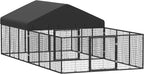 Outdoor Dog Kennel with Dog Fence - Image 2