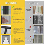 Magnetic Screen Door -Fit for Door Size:32x80 Inch, Hands Free Mesh Partition - Image 5