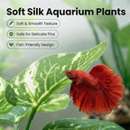 10-Pack Betta Fish Tank Decorations Silk Aquarium Plants - Image 3