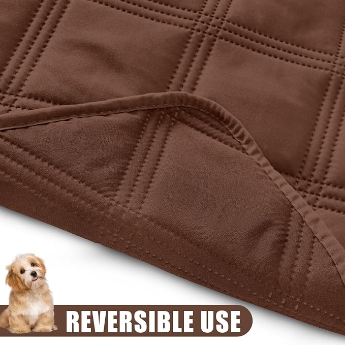 Smiry Waterproof Dog Bed Cover Blanket 52x82, Soft Reversible Pet Blanket - Image 3