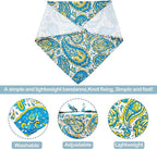 30 Pcs Paisley Dog Bandanas Bulk 33 Inche XL Stitch Dogs Bandanas Polyester - Image 3