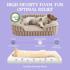 LE SURE Cute Dog Bed for Small Dogs, Orthopedic Waterproof Small Pet Beds - Image 3