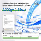 Noovirum® Washable Underpads, 34“x52” Reusable Incontinence Pads - Image 4