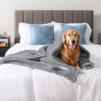 PetAmi Fluffy Waterproof Dog Blanket - Image 3