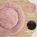 JOLLYVOGUE Calming Dog Bed Medium Size Dog, Anti-Anxiety Donut Medium Pet Bed - Image 3