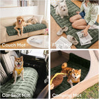 FUNNY FUZZY Pet Couch Covers for Sofa, Washable Dog Couch Cover Protector - Image 4