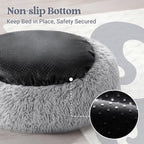 rabbitgoo Cat Beds for Indoor, 20 inches Machine Washable, Fluffy Round Pet Bed - Image 7