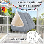 Medium Winter Warm Bird House and Bird Bed - Image 3