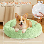 JOLLYVOGUE Calming Dog Bed Medium Size Dog, Anti-Anxiety Donut Medium Pet Bed - Image 4