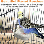 PINVNBY 6 PCS Bird Perch Bird Beak Grinding Stone Calcium Mineral Parrot Perch - Image 7