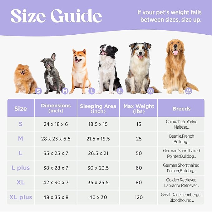LE SURE Cute Dog Beds Large Sized Dog, Orthopedic Waterproof Large Pet Bed - Image 6