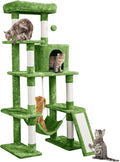 Yaheetech Cat Tree Cat Tower, 63in Multi-Level Cat Tree by Yaheetech