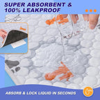 Washable Pee Pads for Dogs, 1 Pack Absorbent Reusable Training Dog Pads Pet - Image 2