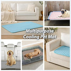 MICROCOSMOS Summer Cooling Mat & Sleeping Pad- Water Absorption Top, Easy Carry - Image 6