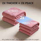 gogobunny Waterproof Bed Blanket, Reversible Sherpa Fleece Throw Blanket - Image 8