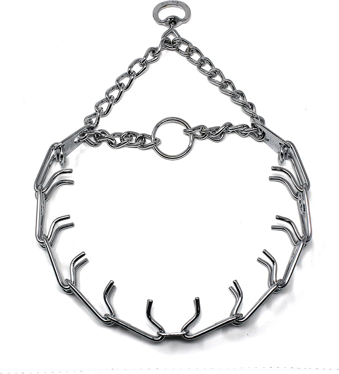 Herm Sprenger Prong Dog Training Collar Ultra-Plus Chrome Plated Steel Pet by HERMSPRENGER
