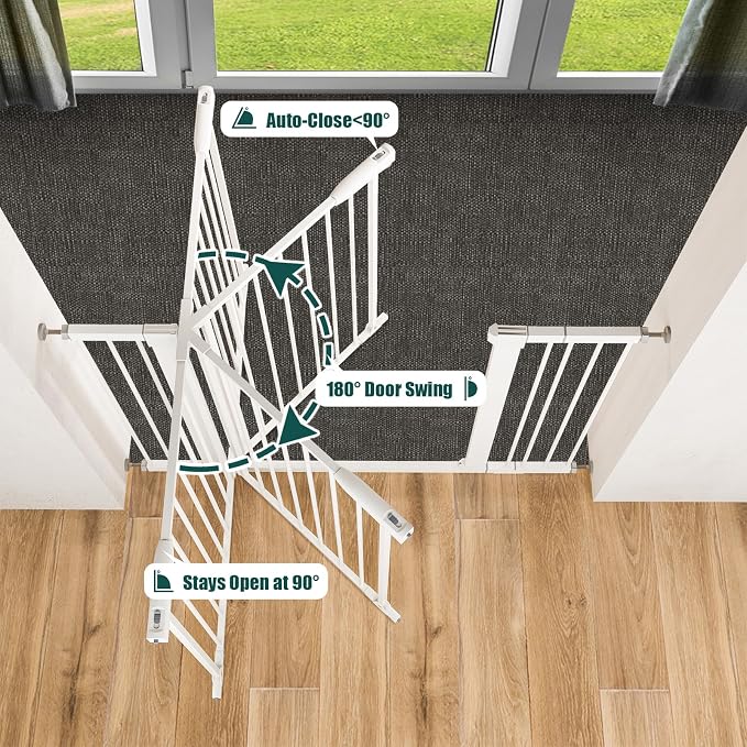 keny 29.7"-51.5" Extra Wide Baby Gate - Image 4