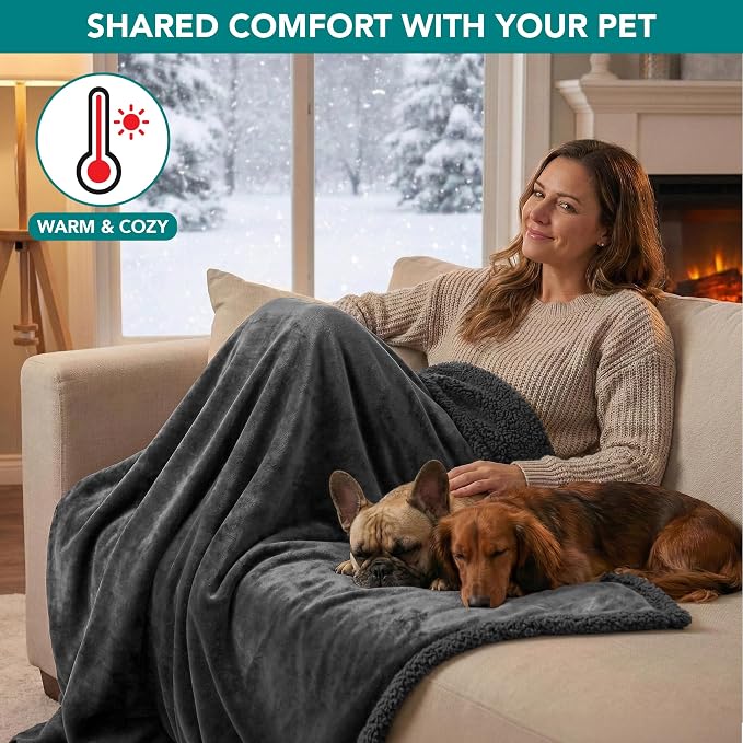 PetAmi Waterproof Dog Blanket for Small Medium Dog Puppy Cat Throw for Couch - Image 4