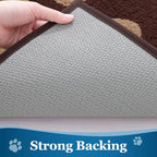Buganda Dog Door Mat for Muddy Paws, Absorbent Dirt Trapper Washable Indoor - Image 4
