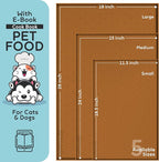 Dog Food Mat - Raised Edges Dogs Mat - Image 2