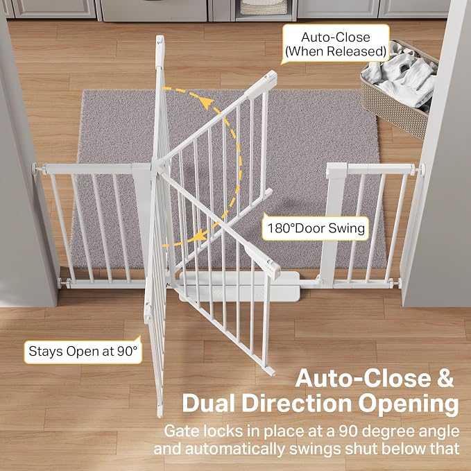 Cumbor 29.7"–51.5" Extra Wide Baby Gate - Image 5