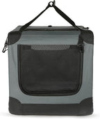 Amazon Basics 4-Door Portable Folding Soft Dog Crate, Collapsible Travel Kennel - Image 5