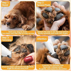 2PCs Dog Paw Trimmer with LED Light, 35dB Low Noise Precision Pet Paw Trimmer - Image 5