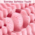 Soft Fleece Baby Blanket Ultra Cozy Pink Baby Blankets - Image 6