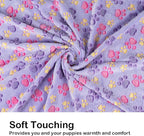 Dono 1 Pack 3 Dog Blankets, Soft Fluffy Fleece Pet Blanket Warm Sleep Mat Paw - Image 5