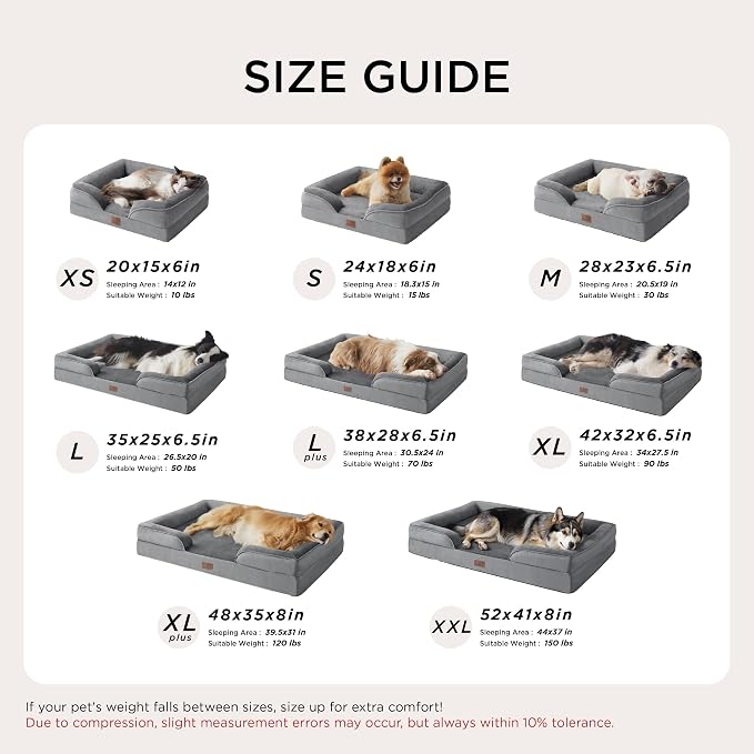Bedsure Orthopedic Dog Beds for Extra Small Dogs- Washable Dog Cat Bed - Image 7