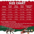 Cat Dog Christmas Sweater Pet Winter Warm Coat Pajamas Small Dog Sweaters - Image 3