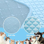 SOMOYA Upgrade Self-Cooling Mat Thicken Dogs Cooling Mat Washable Non-Slip Pet - Image 3