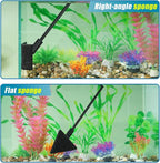 AQUANEAT Small Fish Tank Cleaner, Aquarium Cleaning Tools, 3 in 1 Glass Cleaner - Image 4